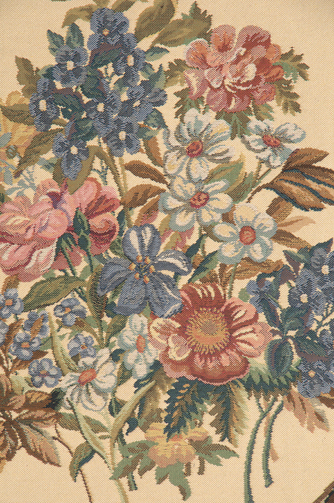 Caroline Blue Belgian Tapestry Wall Hanging
