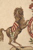 Horse Crest Beige European Tapestry