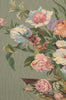 Flower Basket Green II European Tapestry