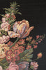 Brussels Bouquet Small Black European Tapestry