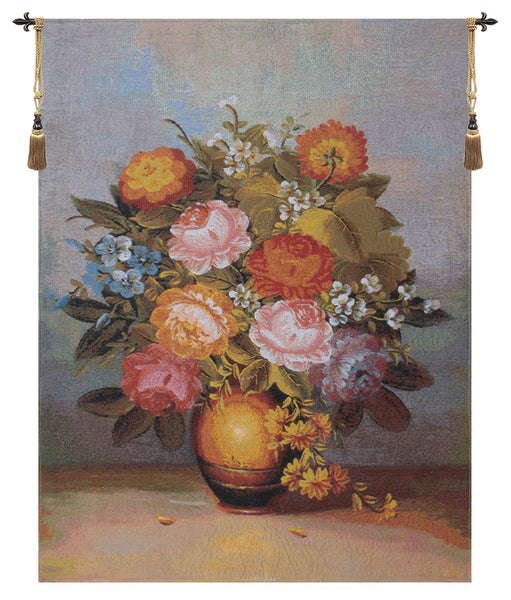 Bouquet Diana Belgian Tapestry Wall Hanging