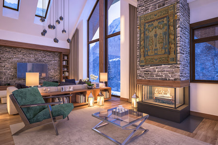 Loggia European Columns European Tapestry