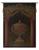 Olde World Filigree Urn Black European Tapestry