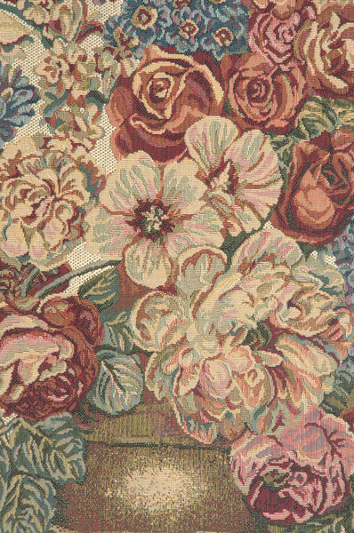 Vase on Beige Mini European Tapestry