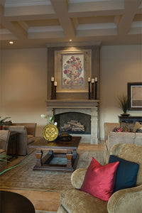 Vase on Beige Mini European Tapestry