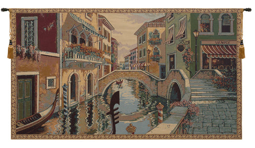 Canale Veneziano Italian Tapestry Wall Hanging