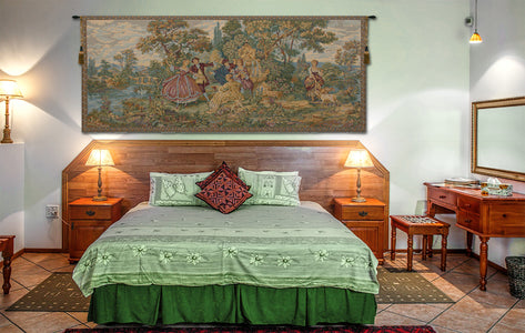 Minuetto Grande Italian Tapestry Wall Hanging