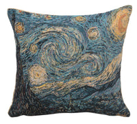 Van Gogh's Starry Night Small European Cushion Cover by Vincent Van Gogh