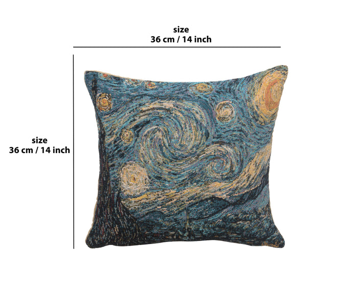 Van Gogh's Starry Night Small European Cushion Cover