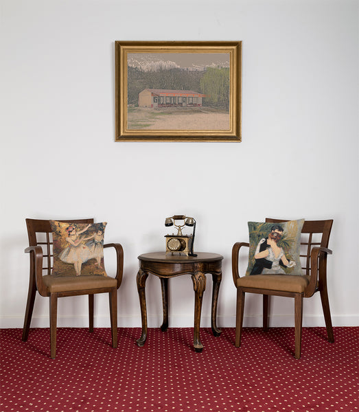 Degas Deux Dansiuses Small European Cushion Cover