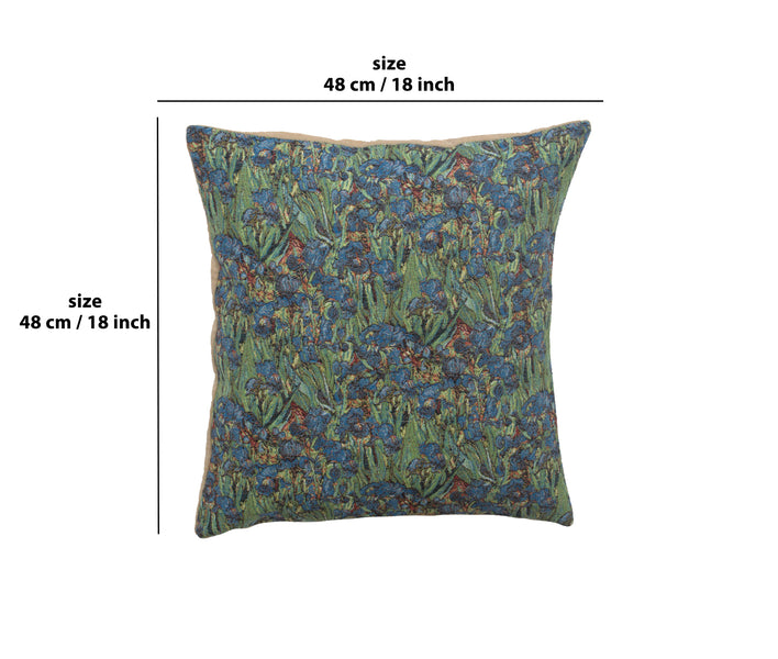 Iris by Van Gogh Large European Cushion Cover