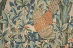 A Pheasant In A Forest Large French Tapestry Cushion