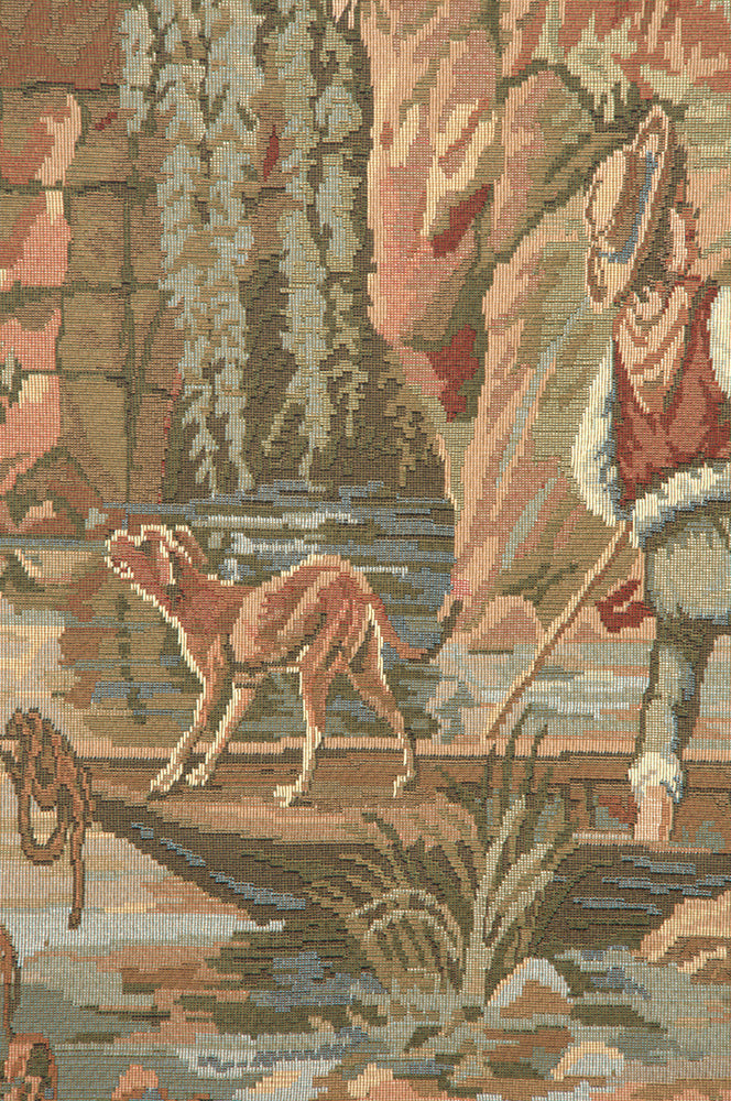 Washing by the Lake Both Panels European Tapestry
