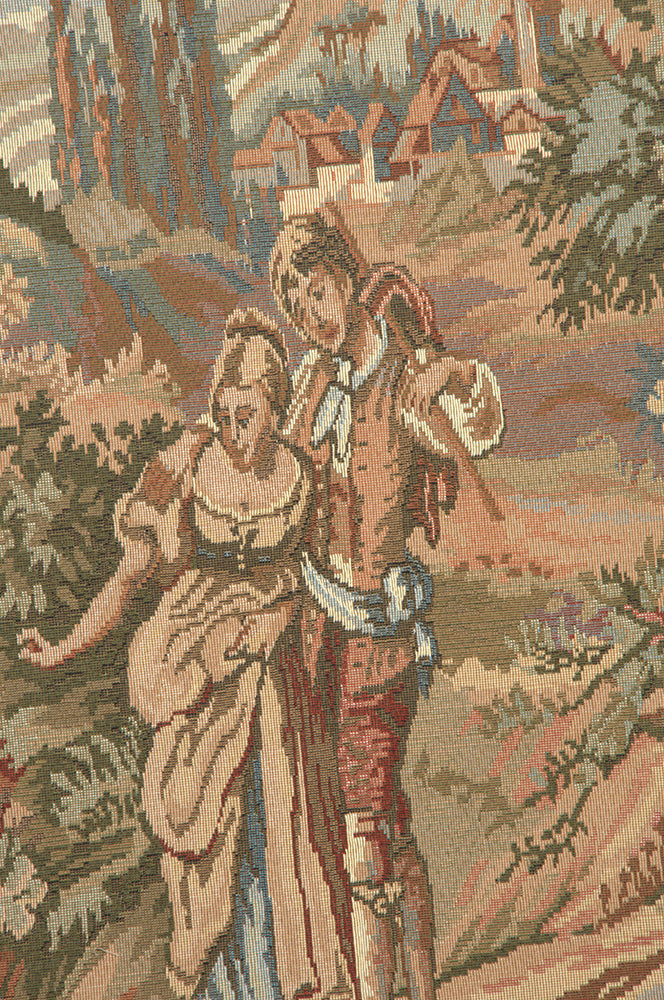 Washing by the Lake Both Panels European Tapestry