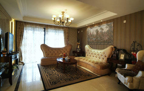 Washing by the Lake Both Panels European Tapestry