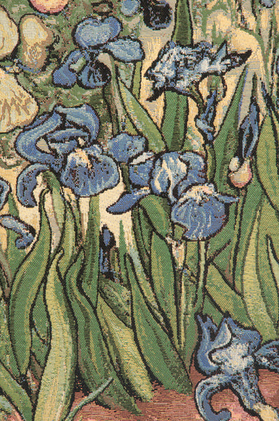 Iris Small by Van Gogh Italian Tapestry Wall Hanging
