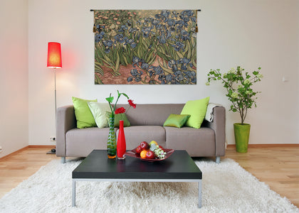 Iris Small by Van Gogh Italian Tapestry Wall Hanging