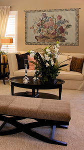 Pensee II Beige European Tapestries