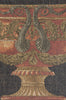 Urn on Pillar Black Small European Tapestry
