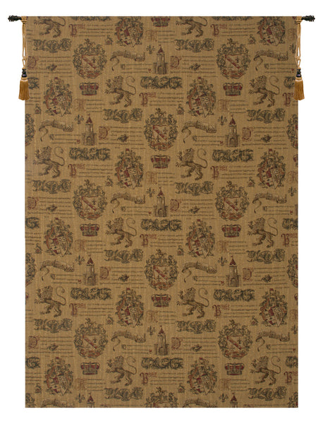 Unicorn Crest Pattern European Tapestry