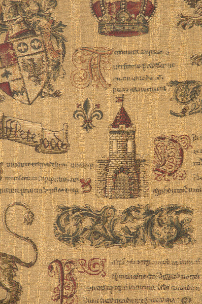 Unicorn Crest Pattern European Tapestry