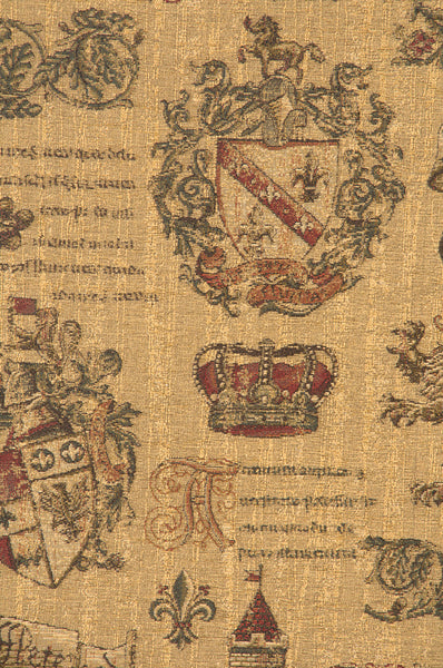 Unicorn Crest Pattern European Tapestry