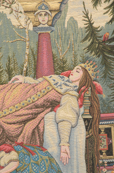 Sleeping Beauty Italian Horizontal Italian Tapestry Wall Hanging