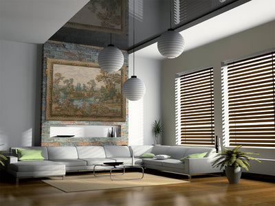 Swan in the Lake Medium with Border Italian Tapestry Wall Hanging