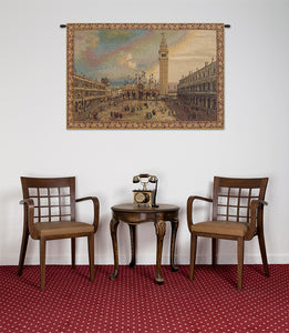 San Marco Square Small Italian Tapestry Wall Hanging