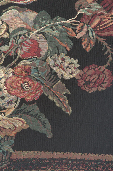 The Vase in Black European Tapestry
