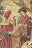 The Hunt in Red European Tapestry