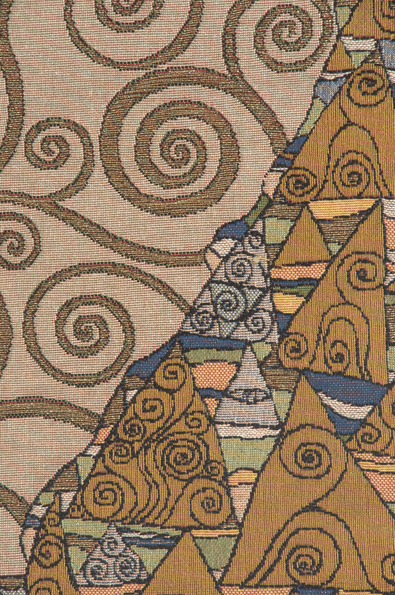 L'Attente Klimt a Droite Gris French Tapestry