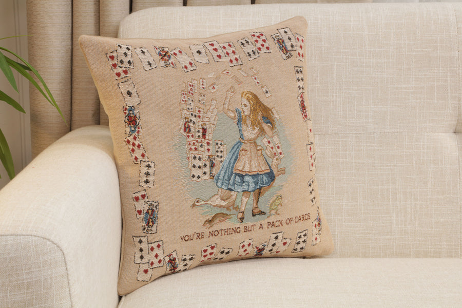 The Pack of Cards French Tapestry Cushion