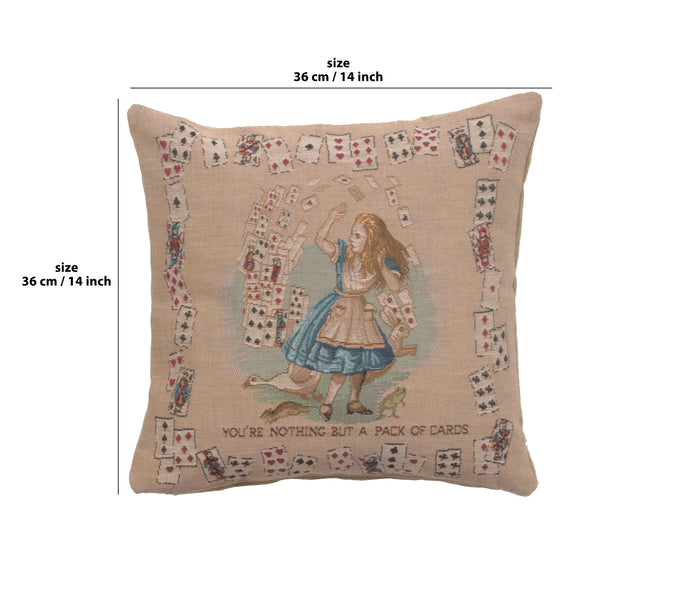 The Pack of Cards French Tapestry Cushion