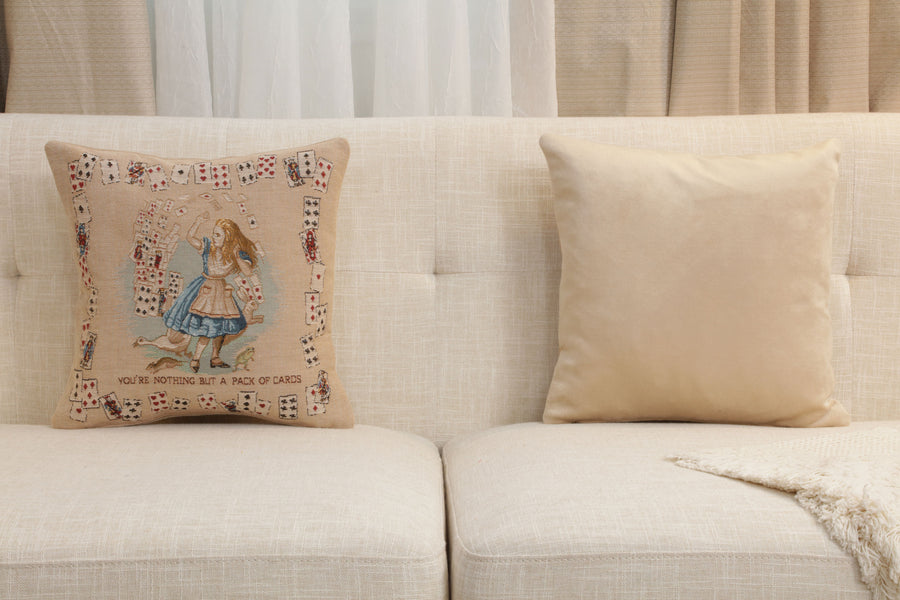 The Pack of Cards French Tapestry Cushion