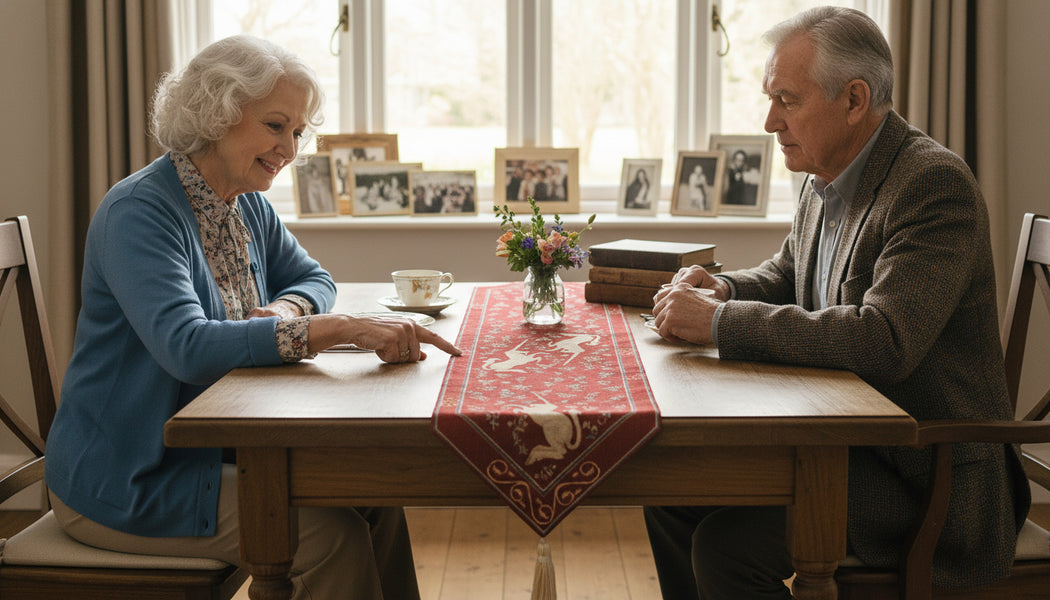 Licorne II Large French Tapestry Table Runner