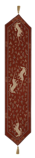 Licorne II Large French Tapestry Table Runner