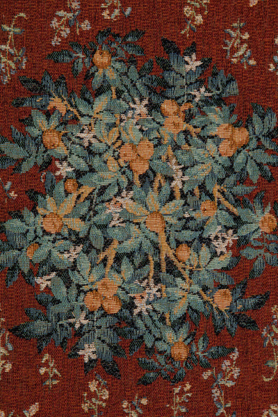 Orange Tree II Large French Tapestry Table Runner