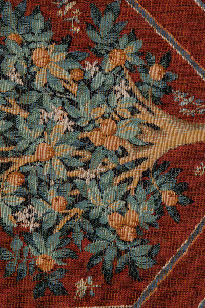 Orange Tree II Large French Tapestry Table Runner