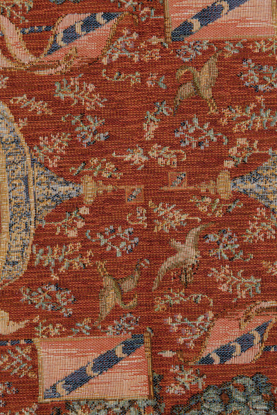 A Mon Seul Desir Small French Tapestry Table Runner