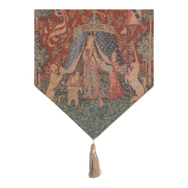 A Mon Seul Desir Small French Tapestry Table Runner