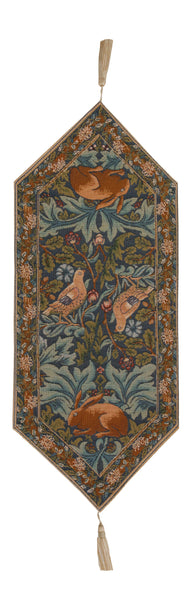Brother Rabbit Small French Tapestry Table Runner