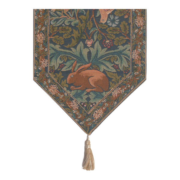 Brother Rabbit Small French Tapestry Table Runner