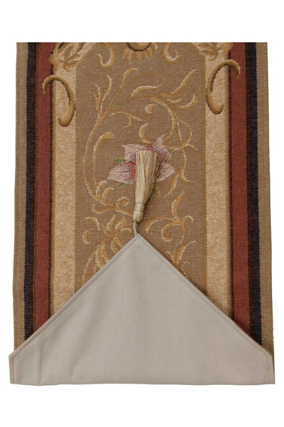 Josephine Light Small French Tapestry Table Runner