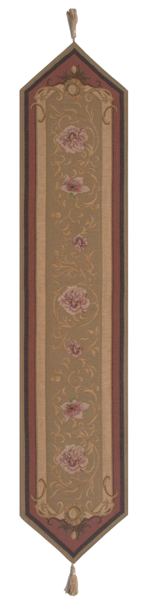 Josephine Light Large French Tapestry Table Runner