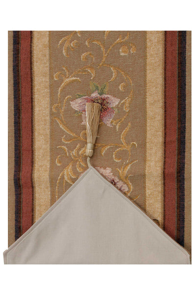 Josephine Light Large French Tapestry Table Runner
