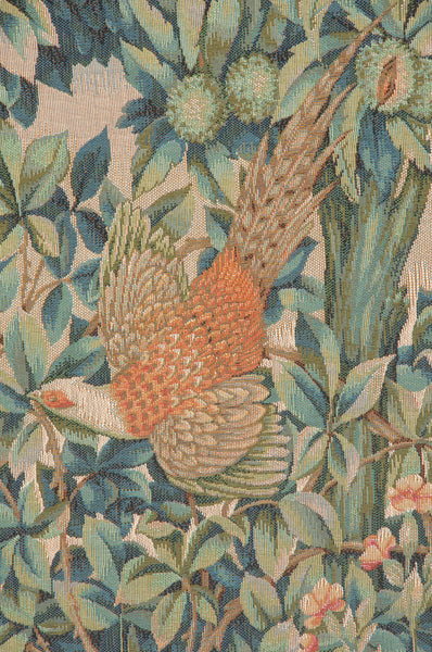 Rabbit, Pheasant, and Doe French Tapestry