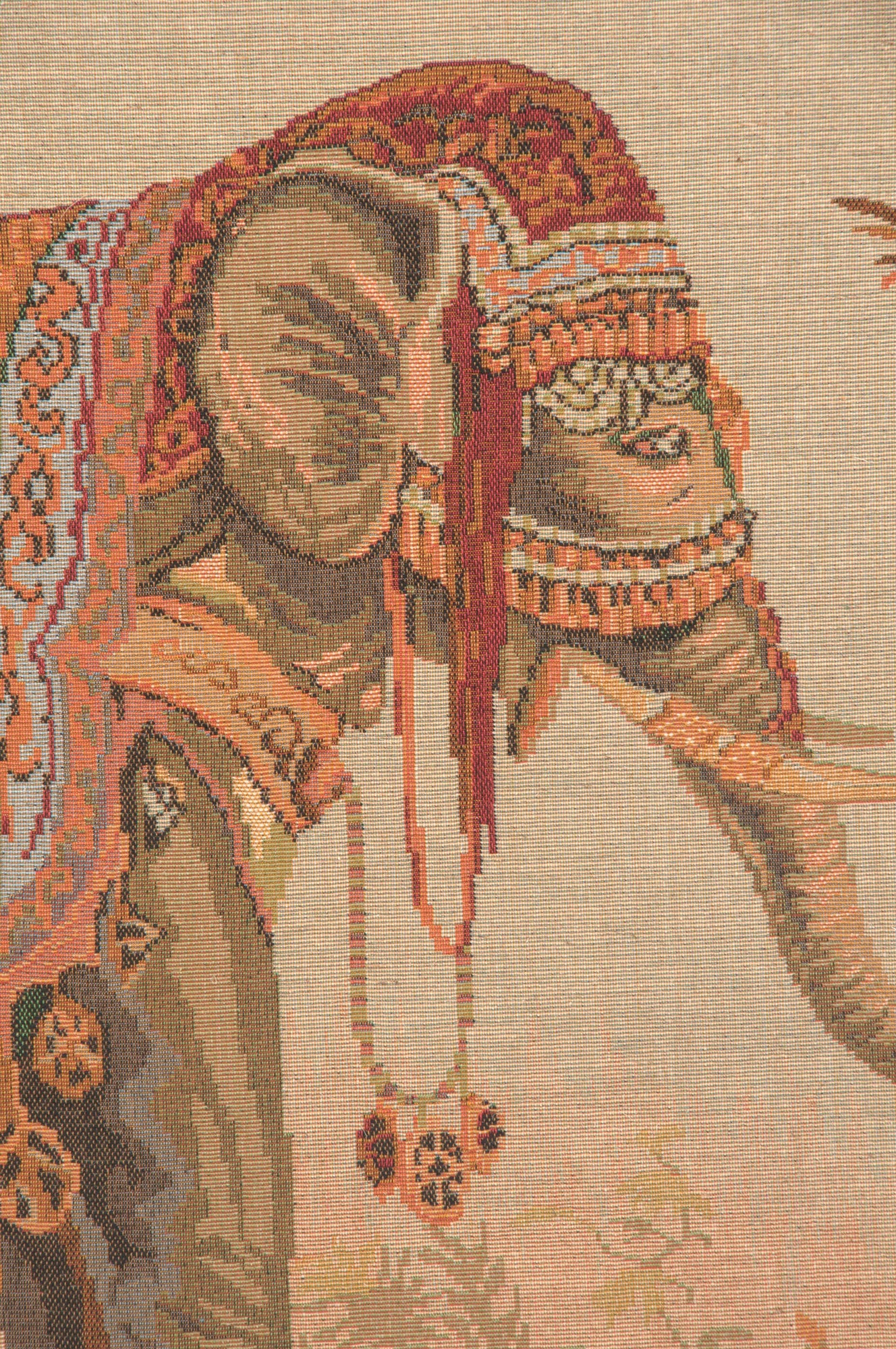 Royal Elephant Large French Tapestry