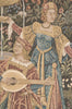 Country Musicians Square Dark European Tapestry