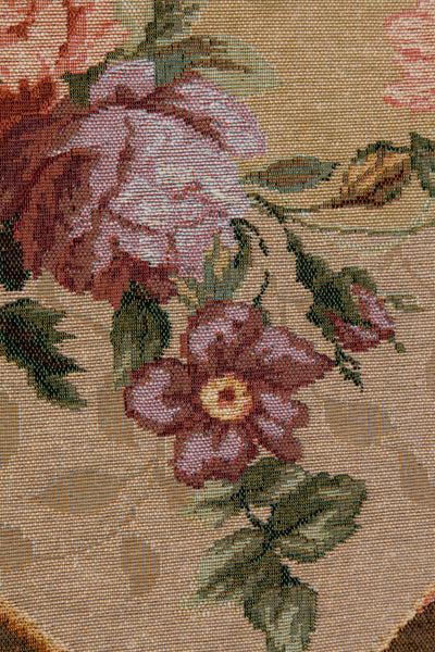 French Floral Roses Small French Tapestry Table Runner